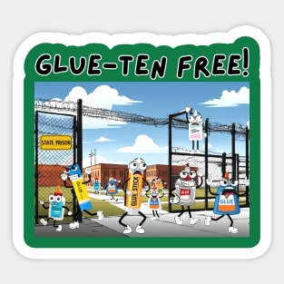 Glue-ten Free! Sticker